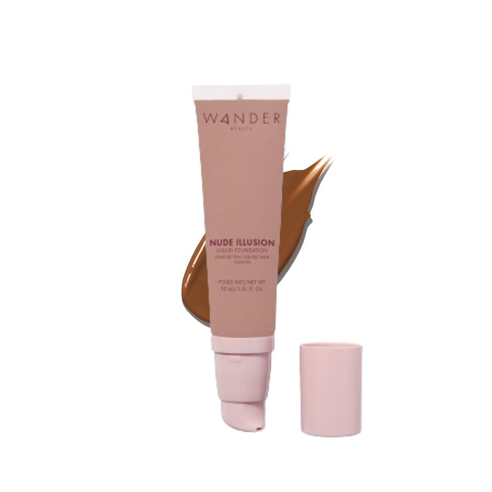 WANDER BEAUTY Nude Illusion Liquid Foundation in Rich Deep